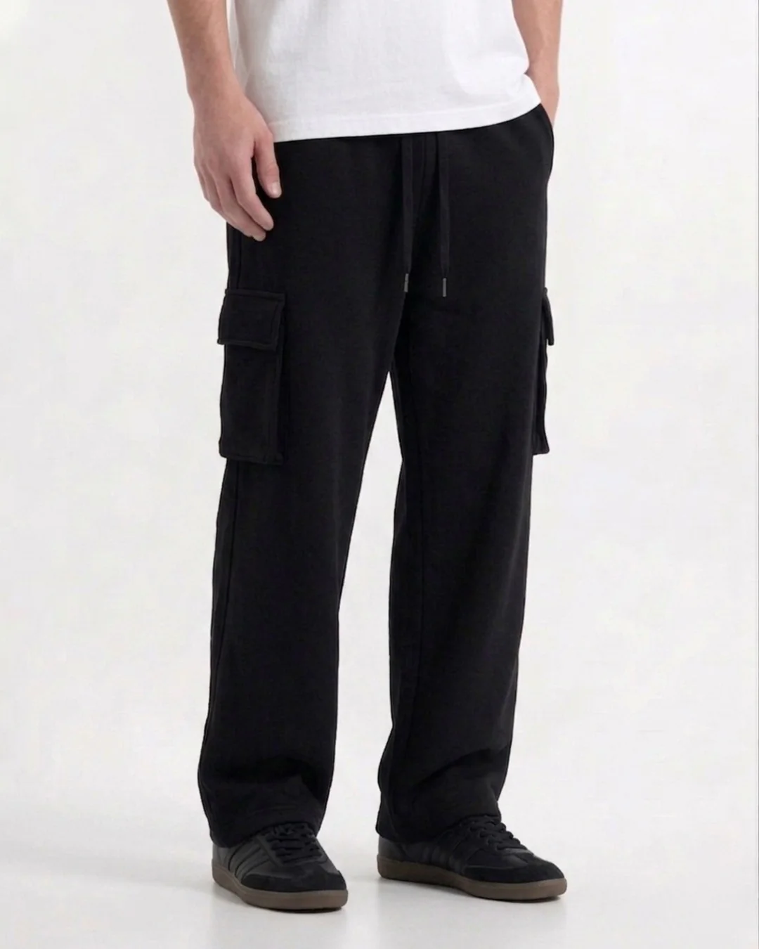 Black Cargo Trouser β D14