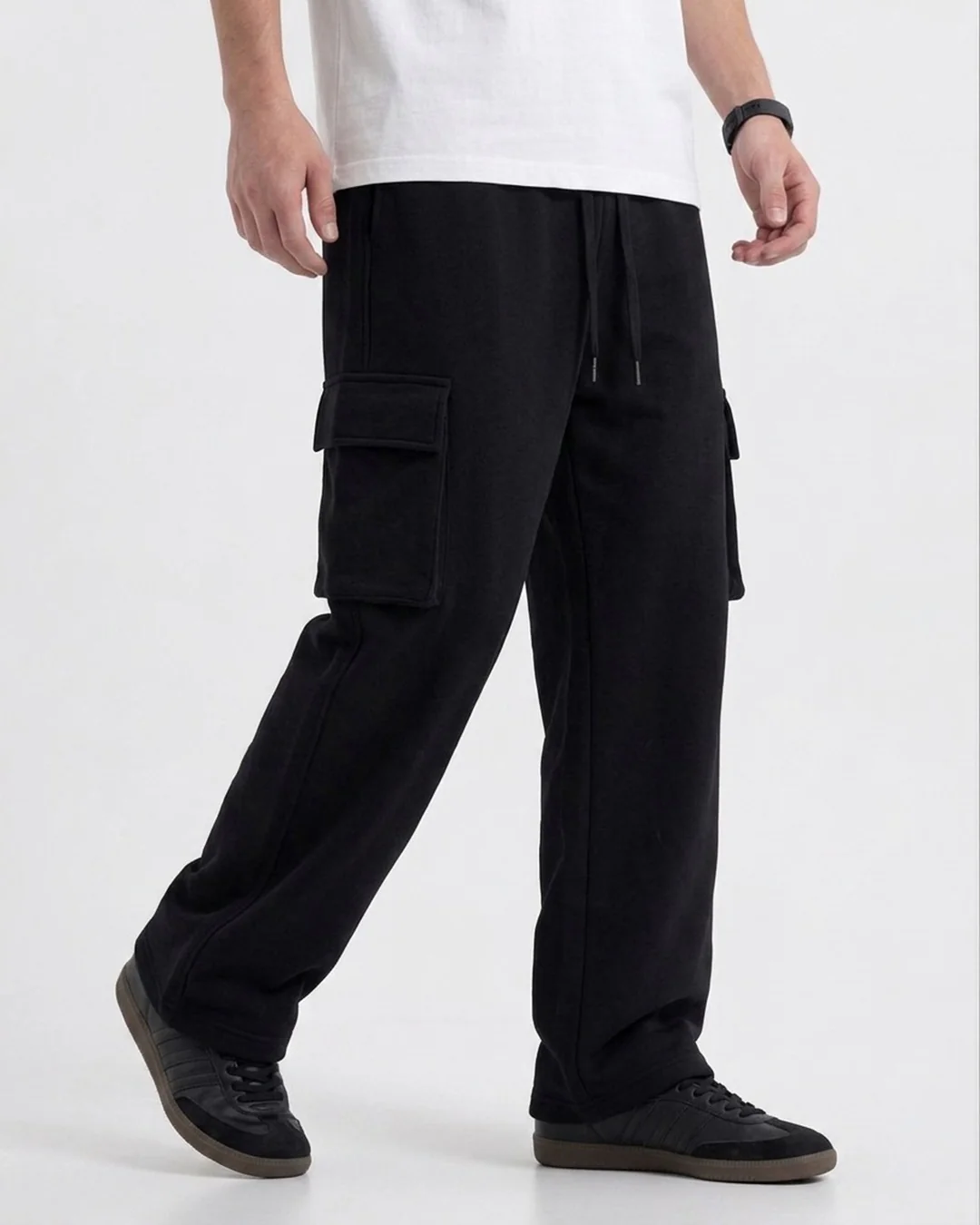 Black Cargo Trouser β D14 - Image 4