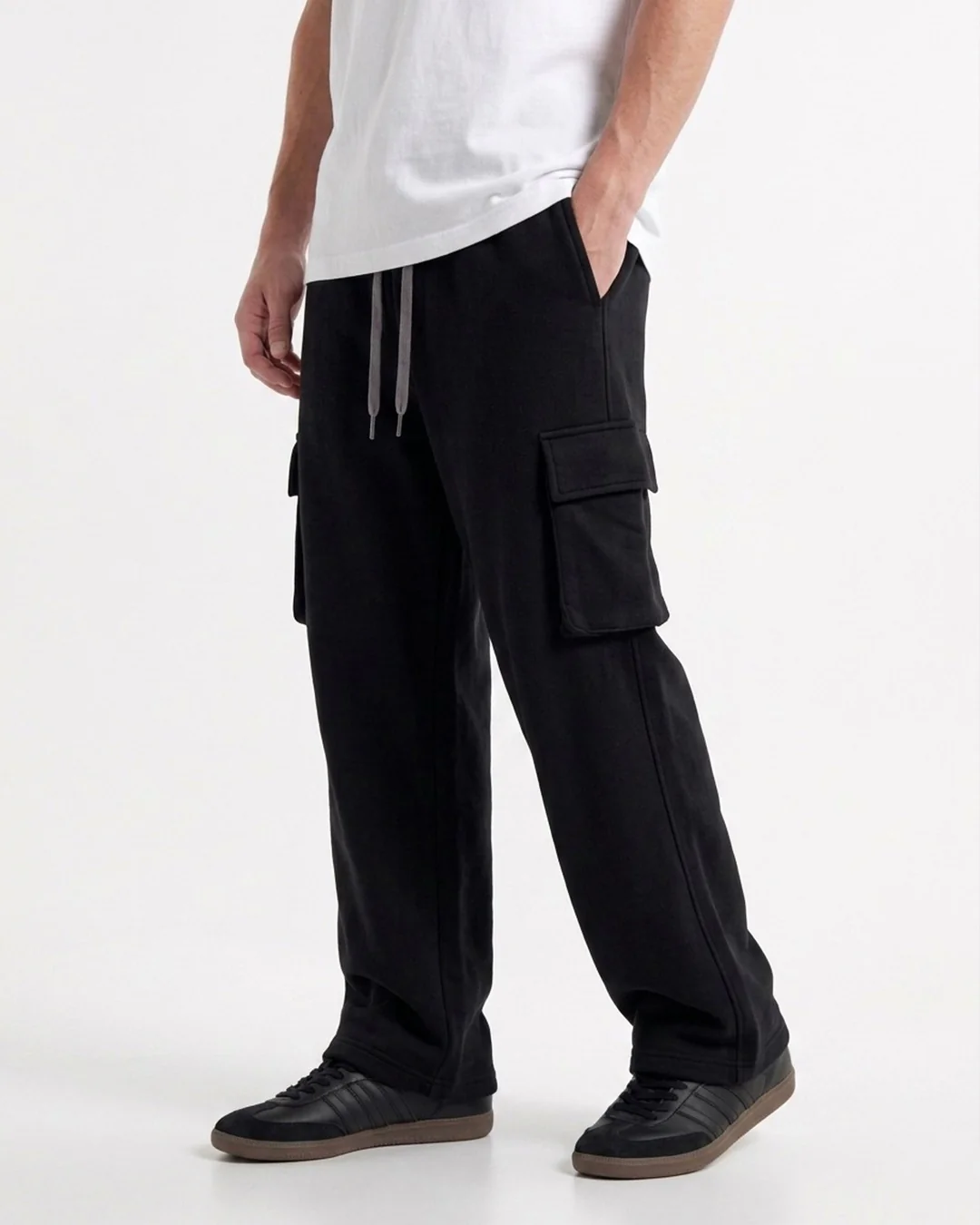 Black Cargo Trouser β D14 - Image 5
