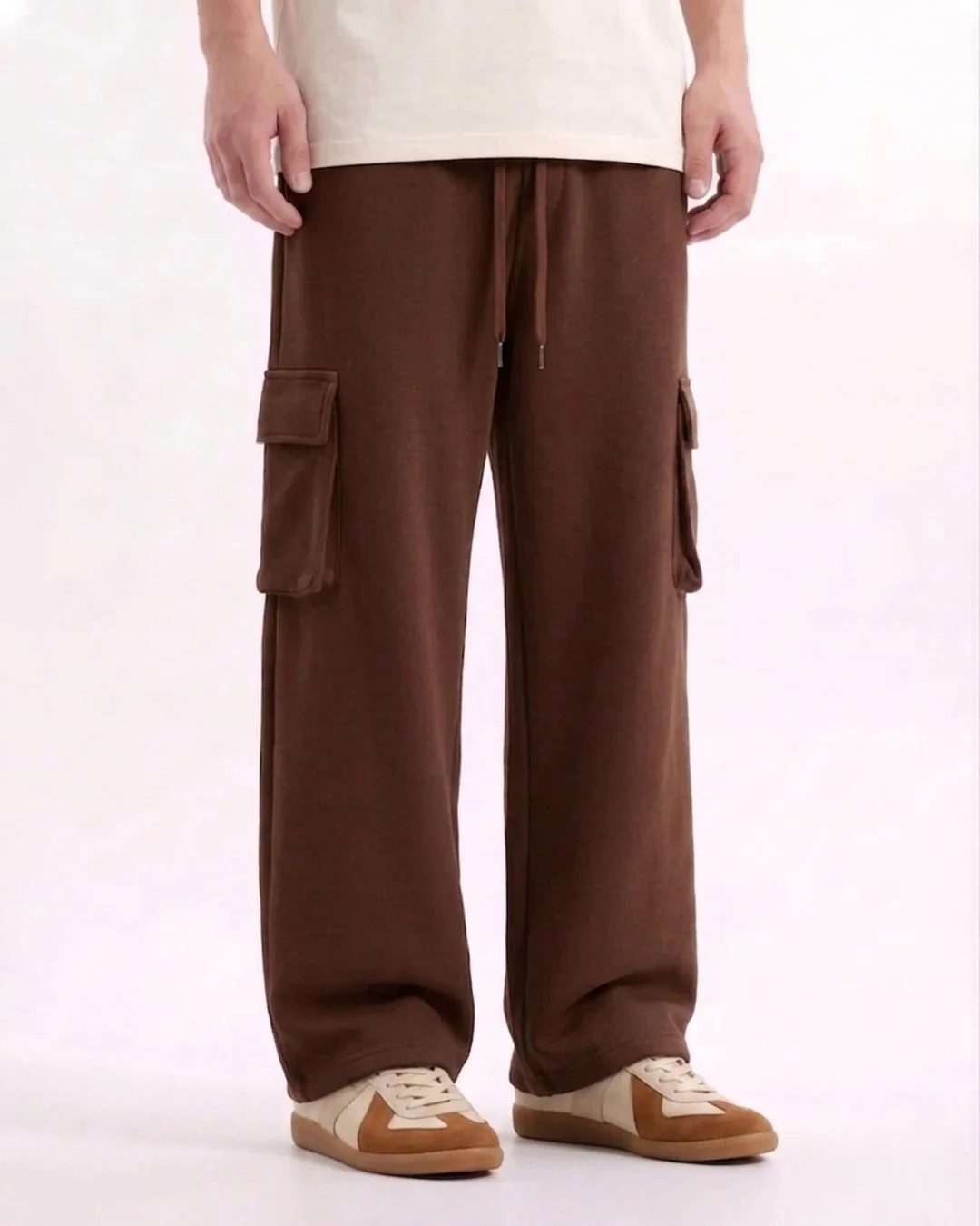 Chocolate Cargo Trouser β D16 - Image 3