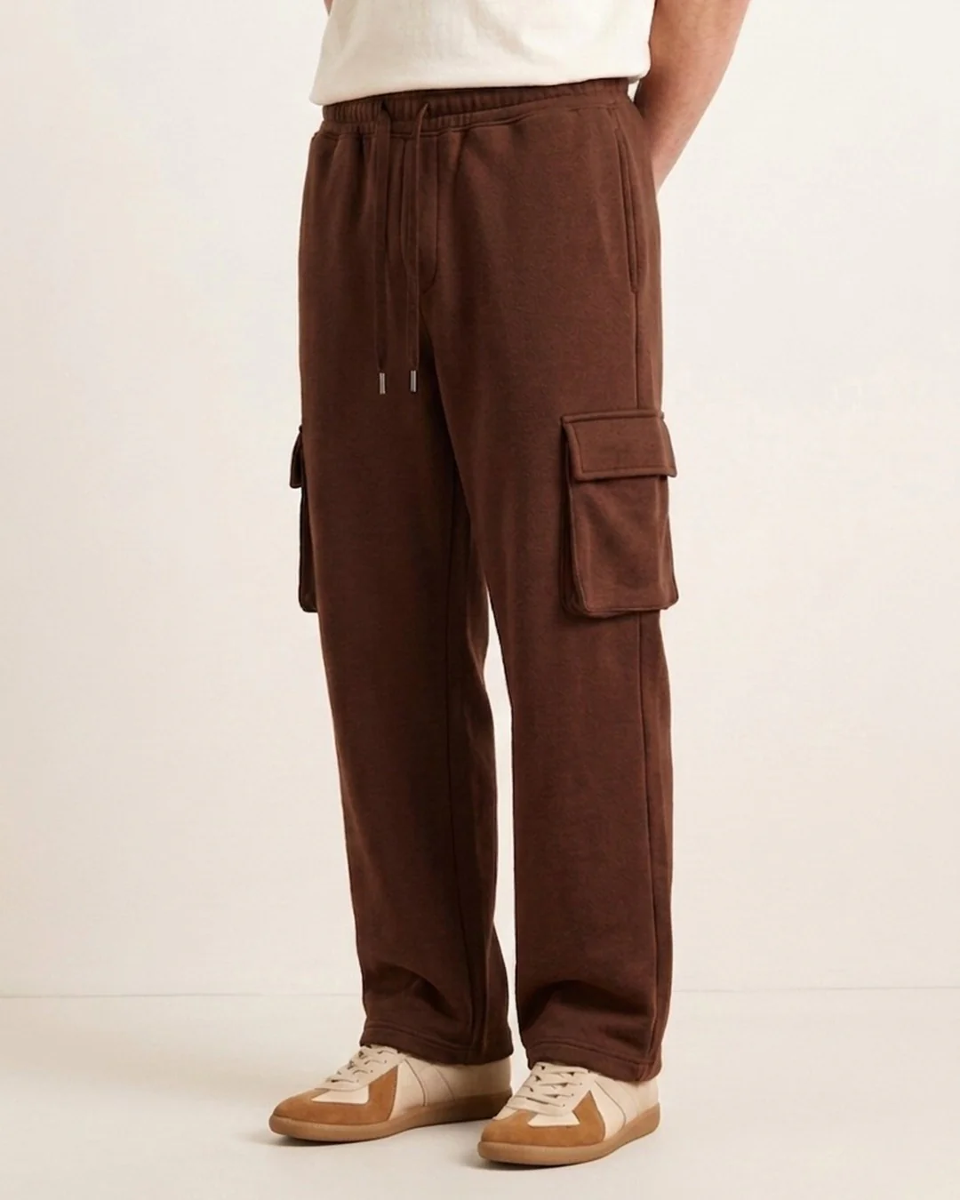 Chocolate Cargo Trouser β D16 - Image 4