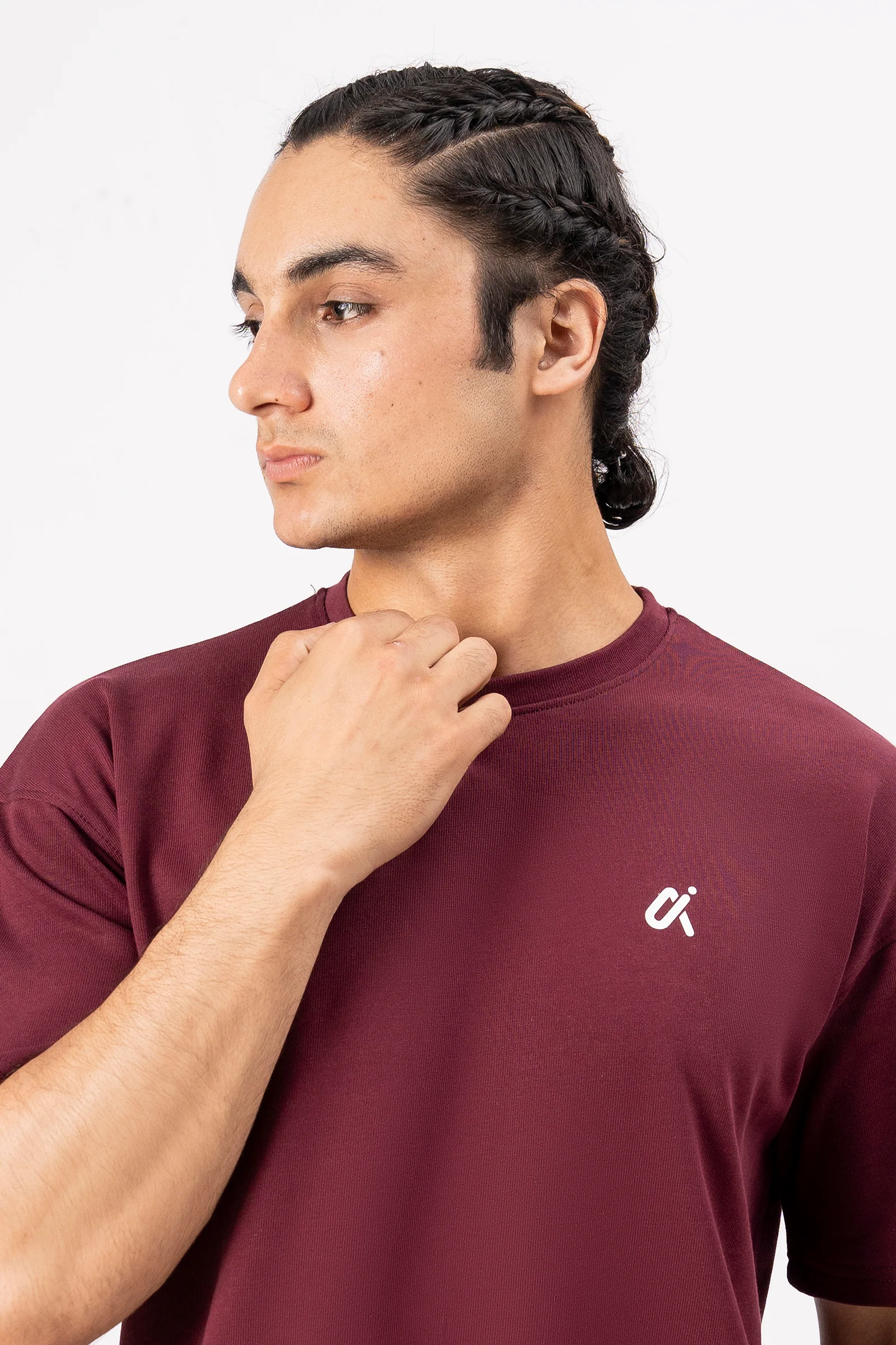 Essential Performance T-Shirt – Maroon T11 - Image 6