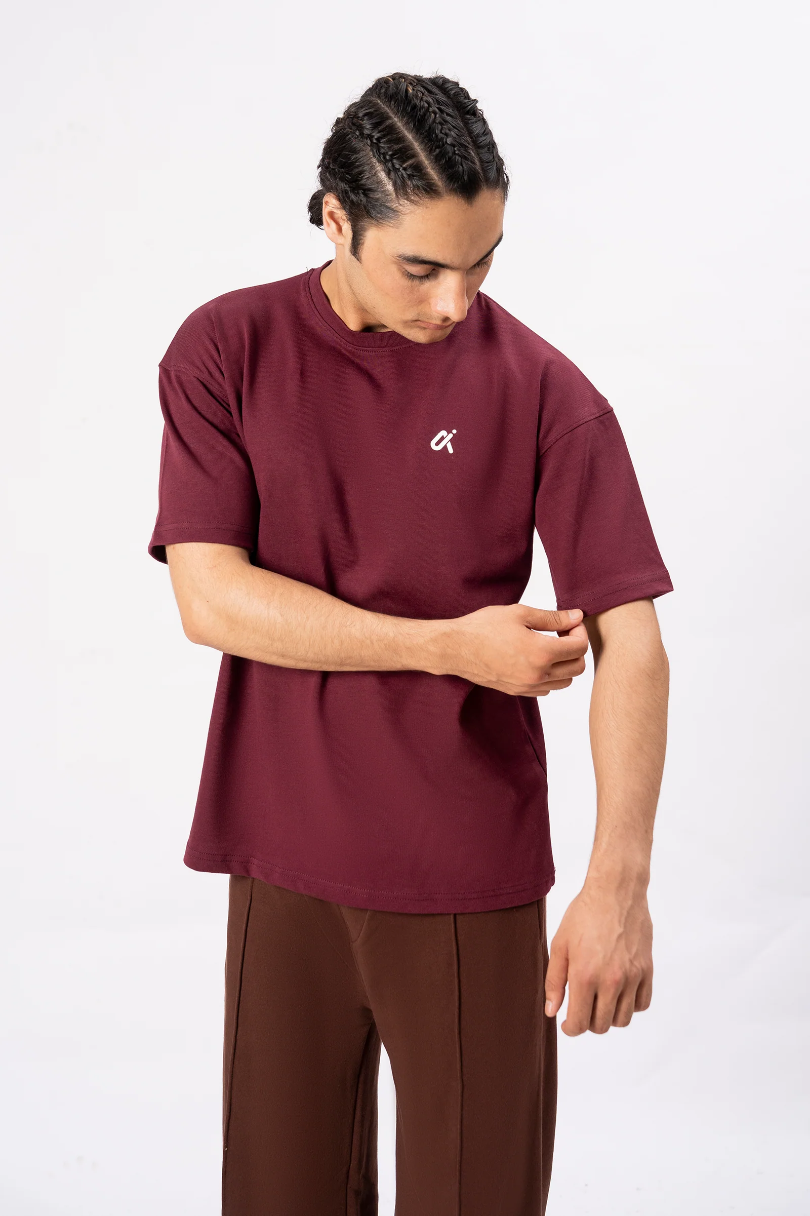 Essential Performance T-Shirt – Maroon T11 - Image 7