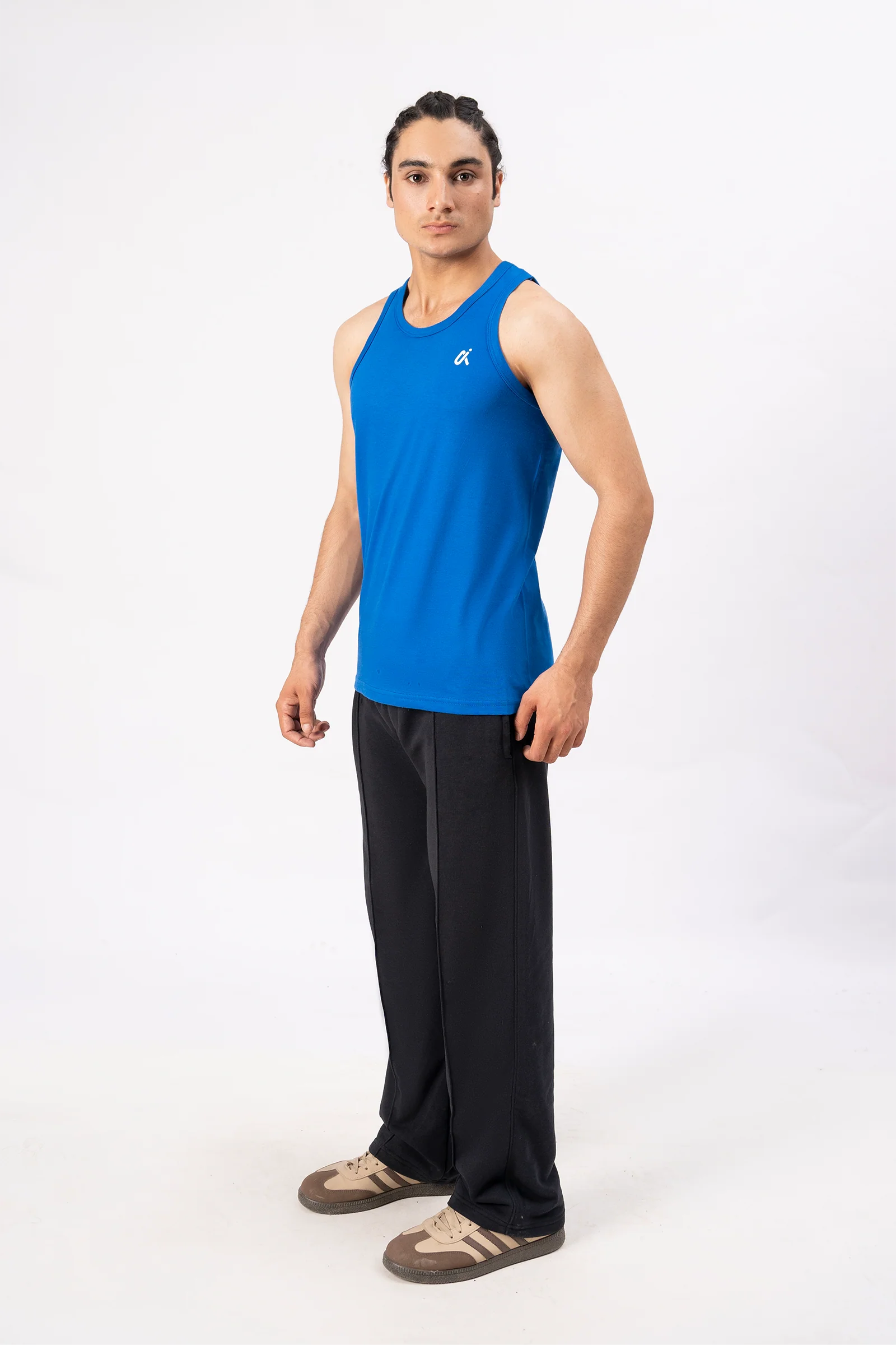 Essential Performance Tank Top – Blue A1 - Image 3