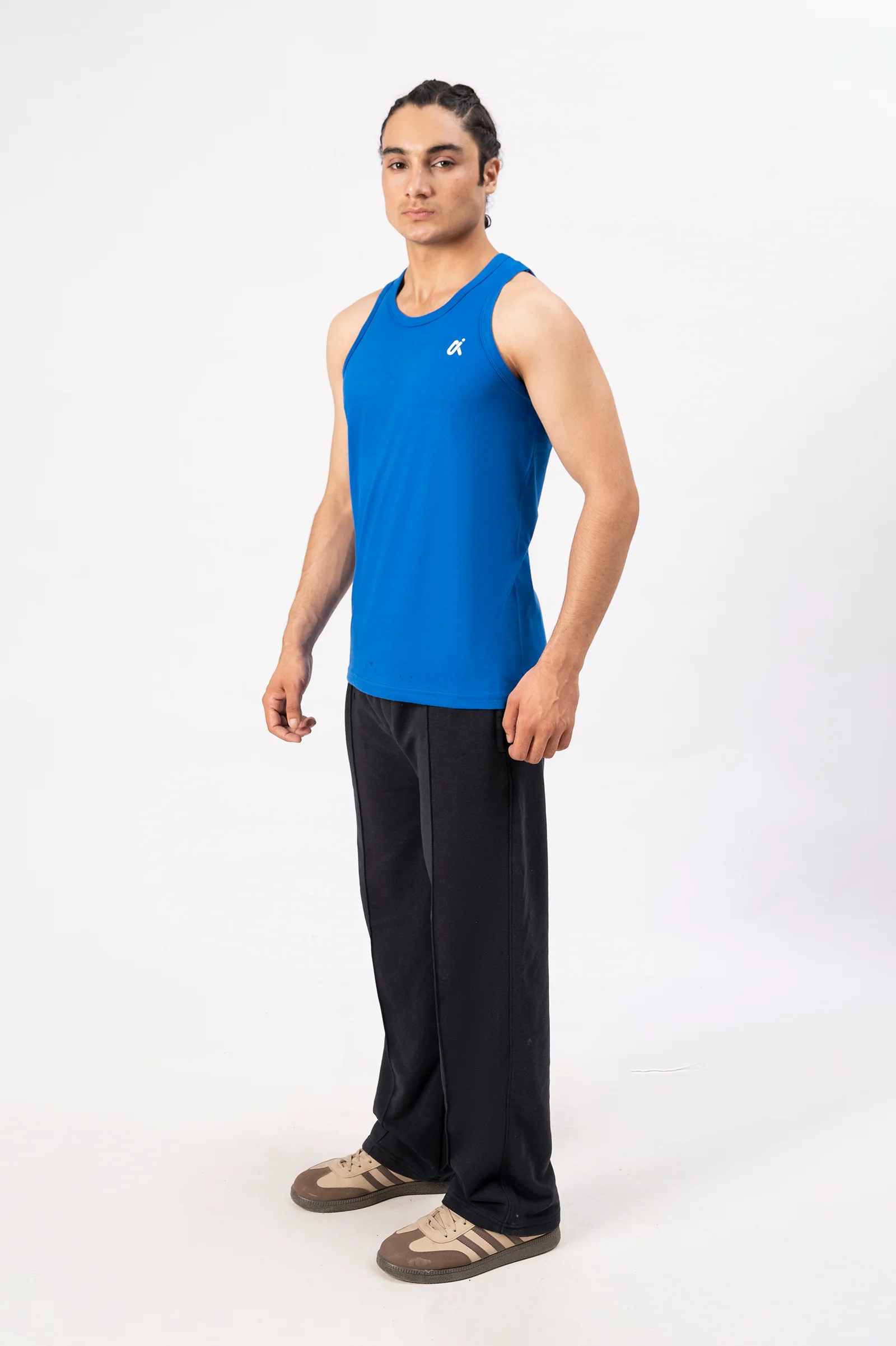 Essential Performance Tank Top – Blue A1 - Image 4
