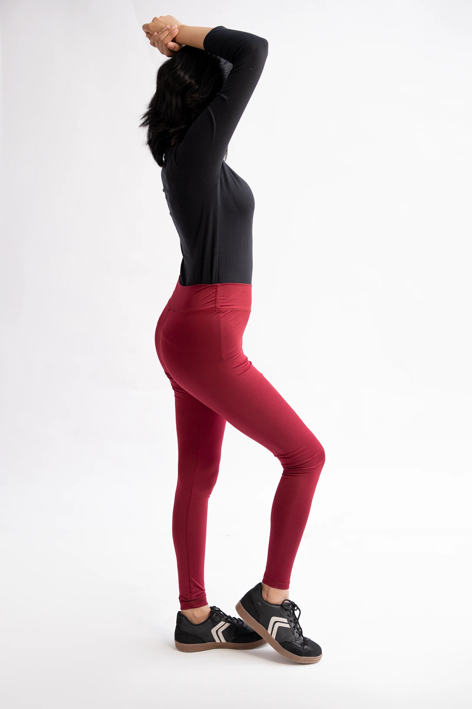 LB-Stylish Premium Slim Fit Burgundy Tights E9 - Image 7