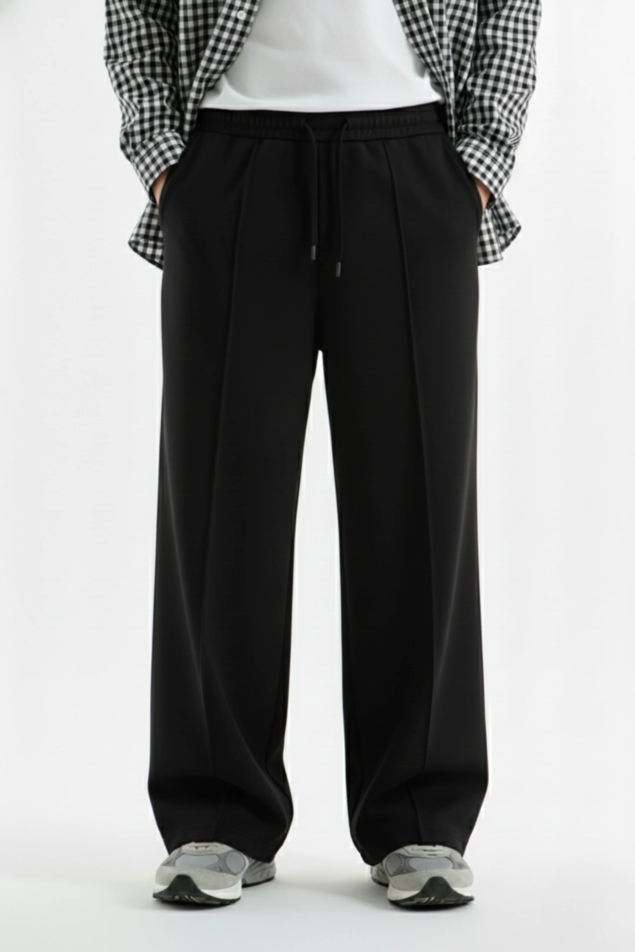 Men’s Relaxed Fit Trouser – Black D1 - Image 4