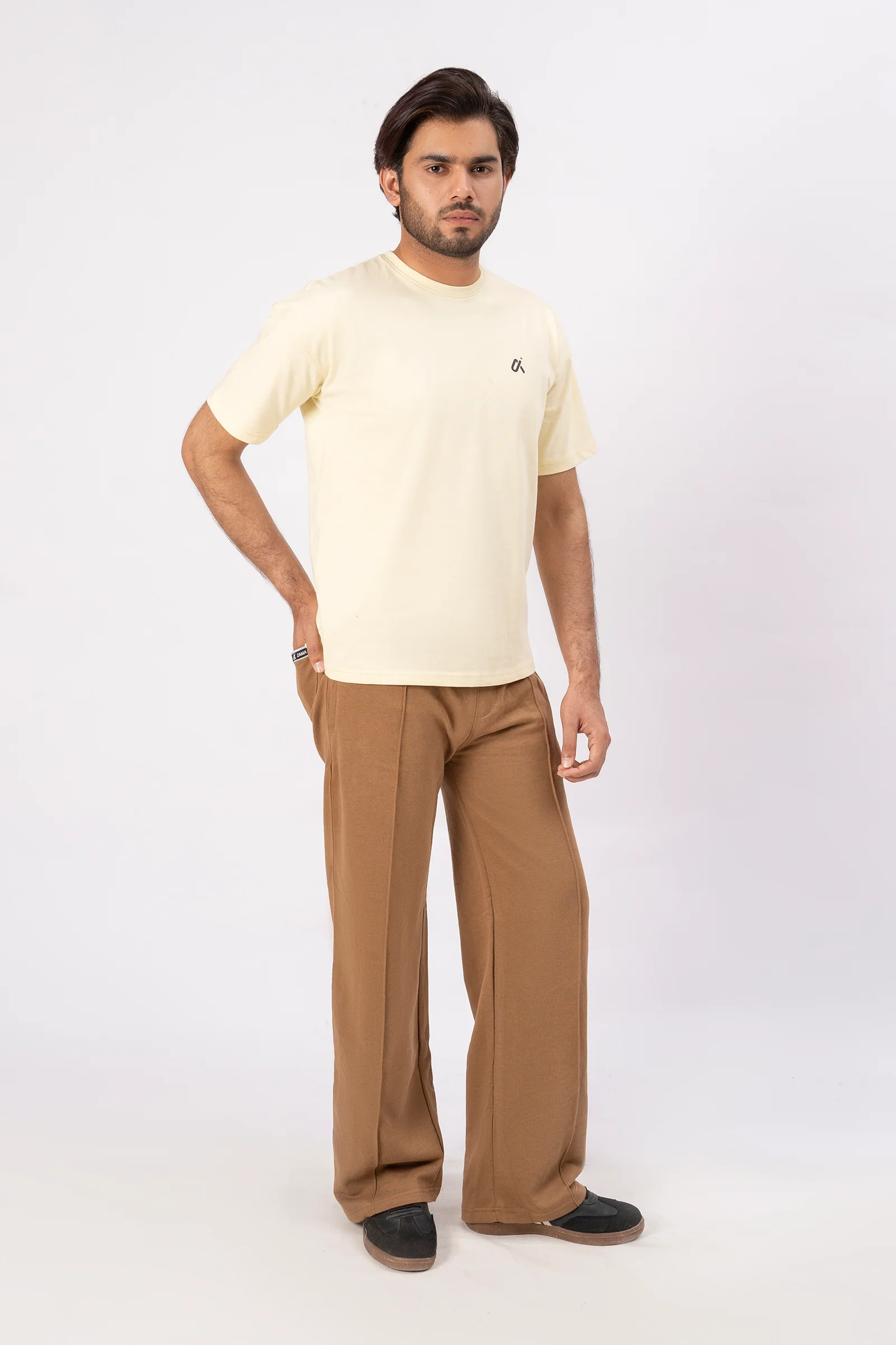 Men’s Relaxed Fit Trouser – Camel D3 - Image 4