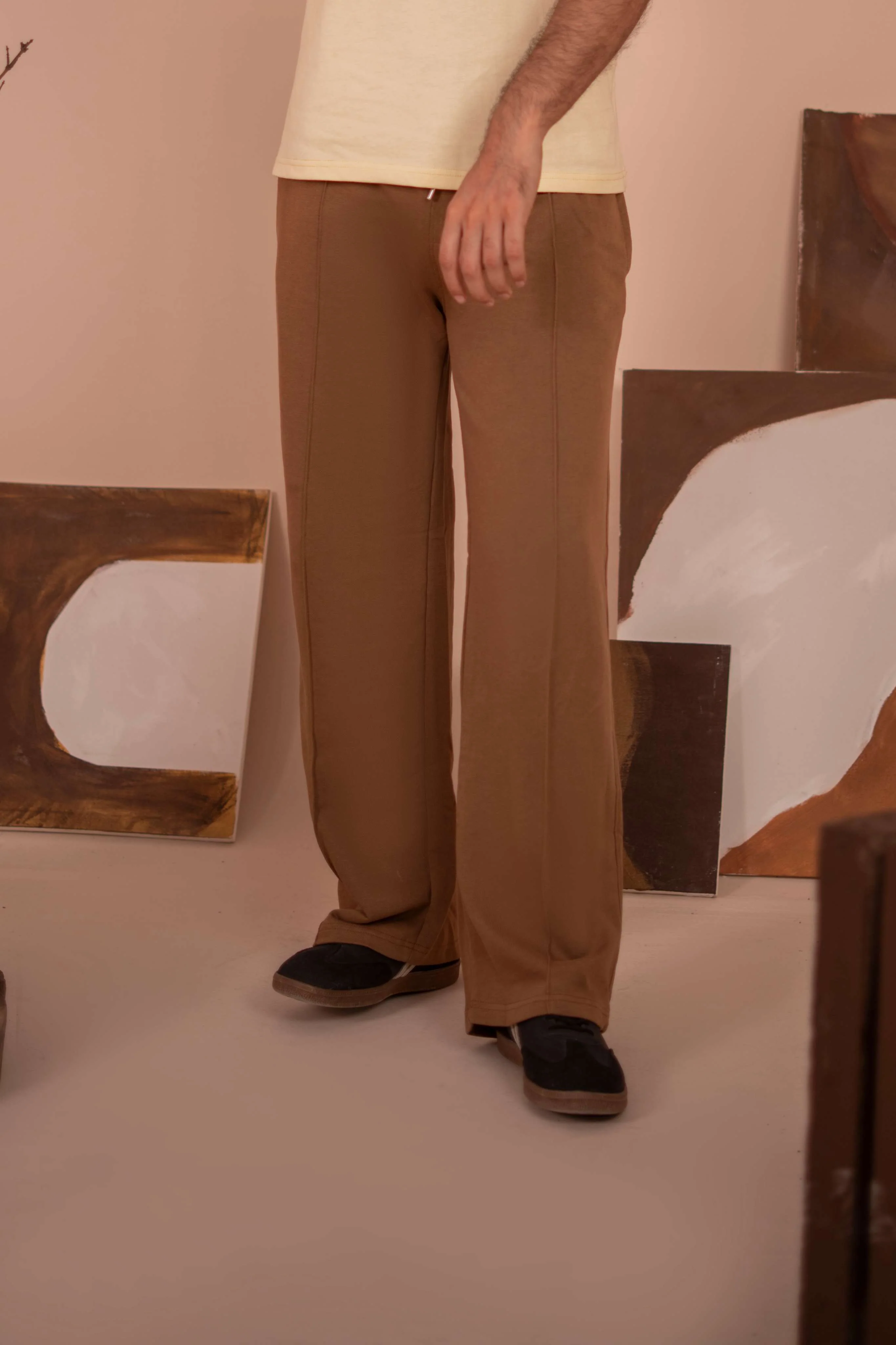 Men’s Relaxed Fit Trouser – Camel D3 - Image 9