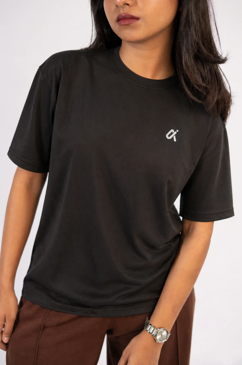 Midnight Black Signature Oversized Tee S7 - Image 3