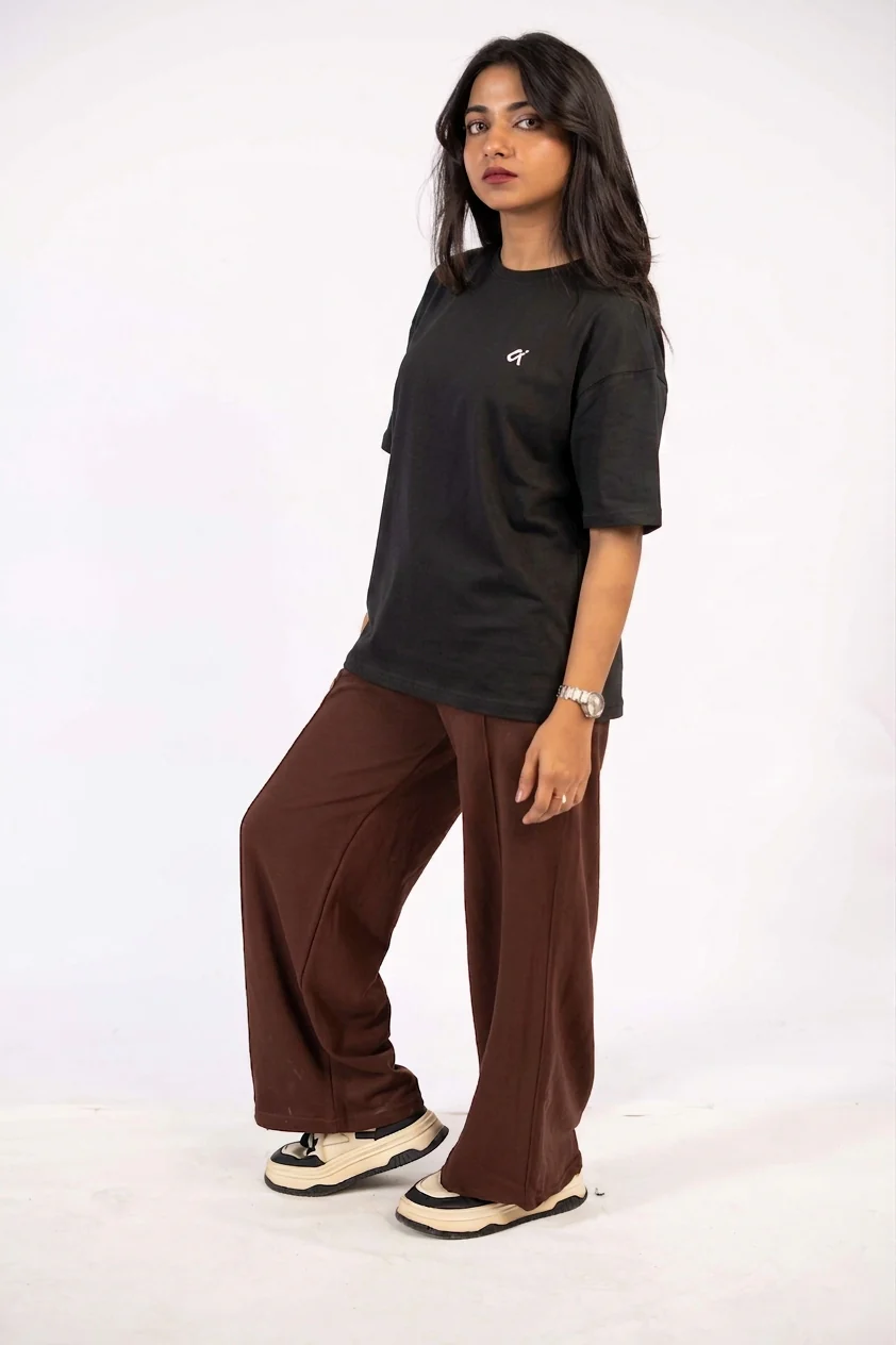 Midnight Black Signature Oversized Tee S7 - Image 5