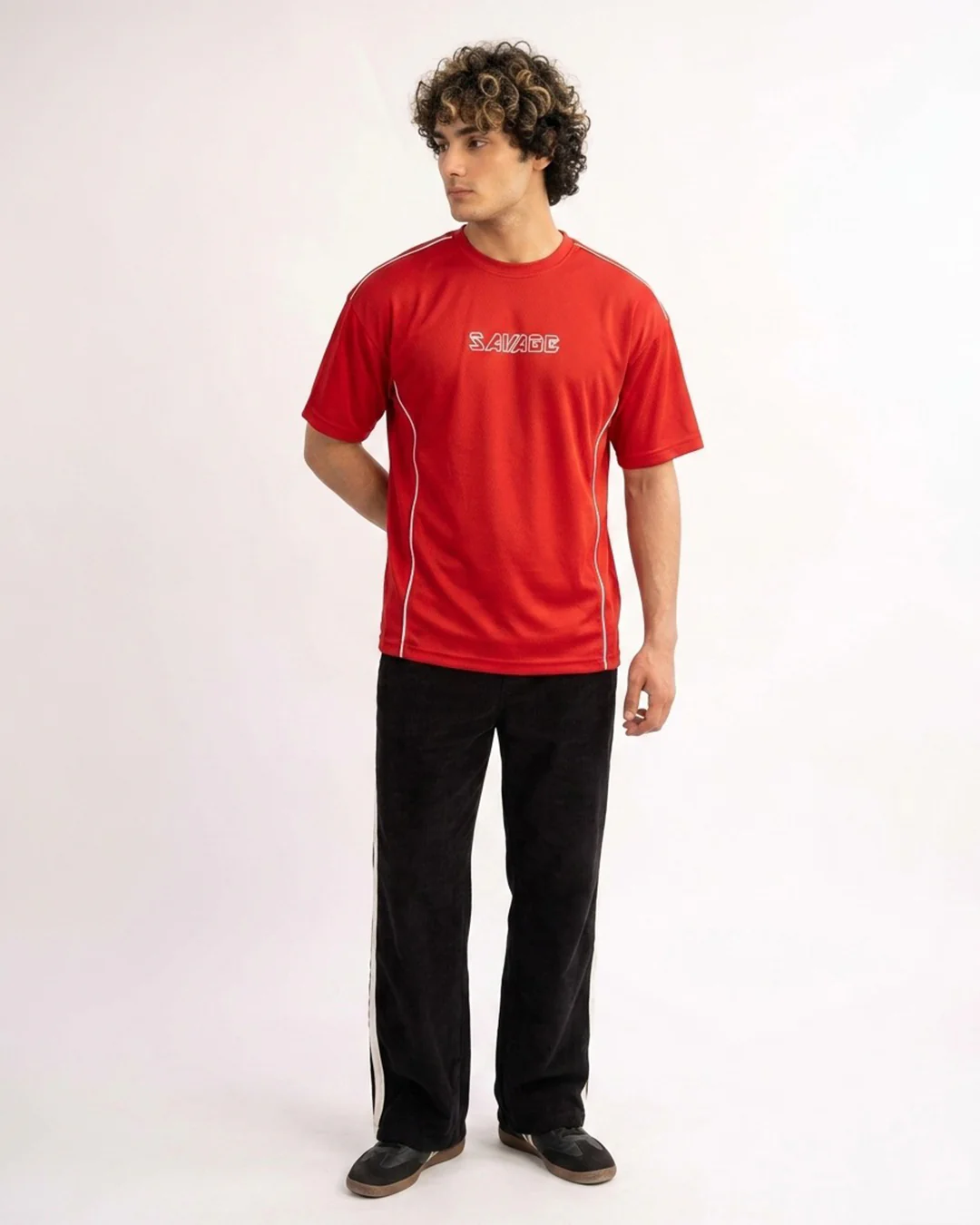 Red Savage Graphic T-Shirt T8 - Image 2