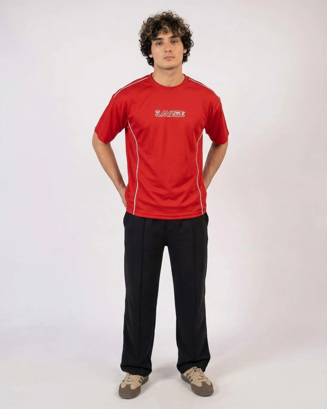 Red Savage Graphic T-Shirt T8 - Image 3