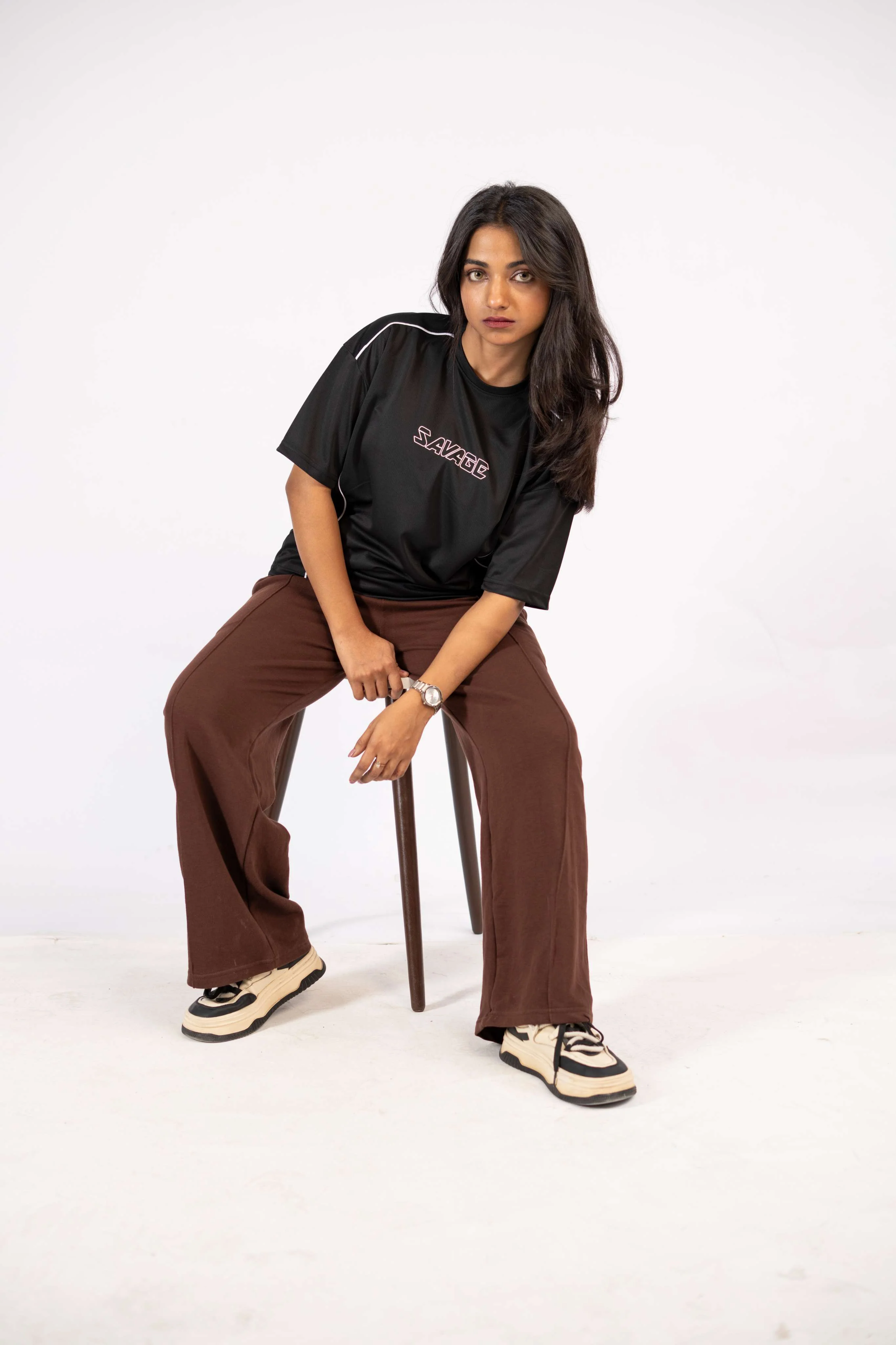 Relaxed Fit Lounge Trousers – Brown J1 - Image 5