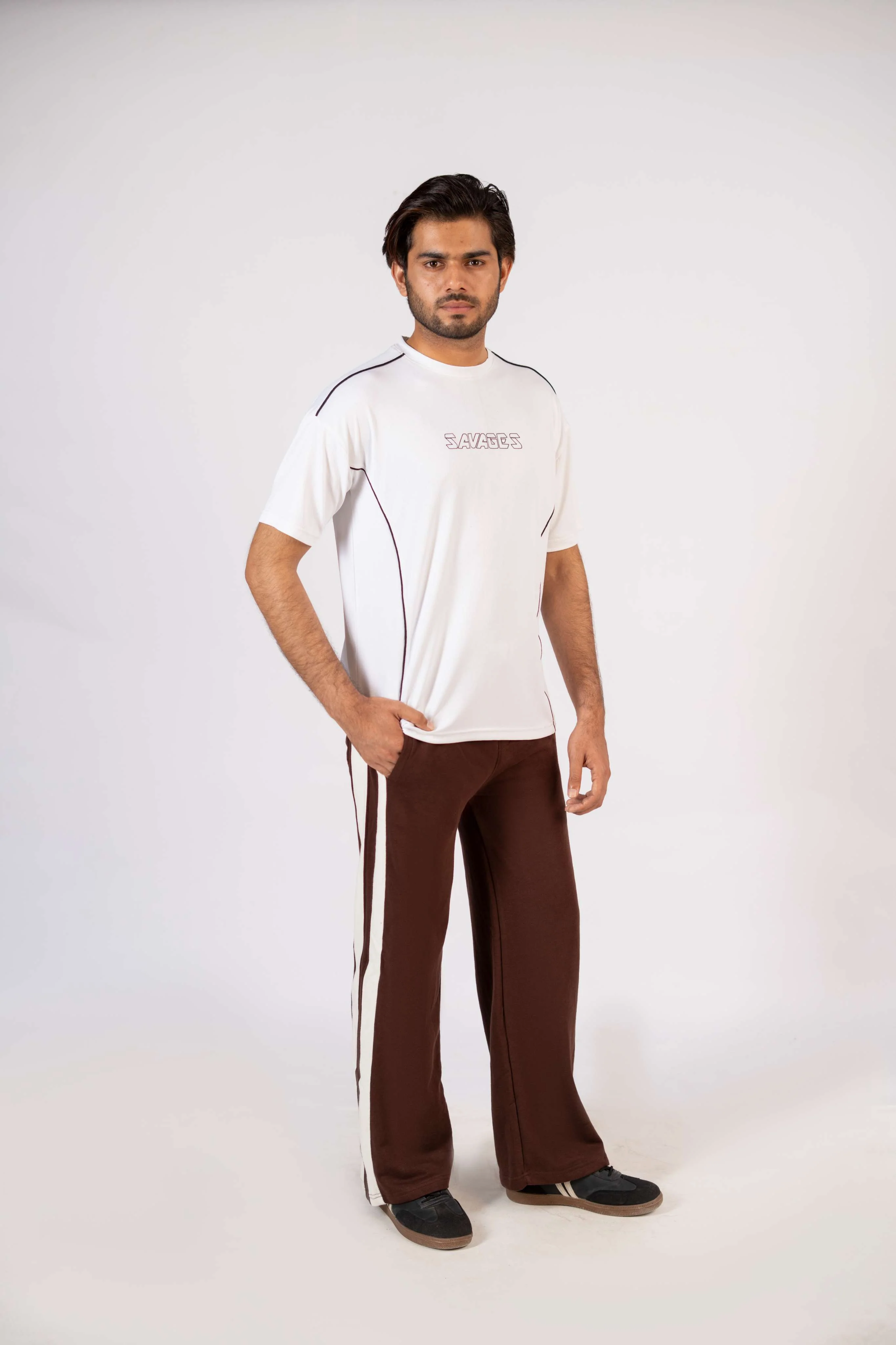 Savage Performance Mesh T-Shirt – White T1 - Image 3
