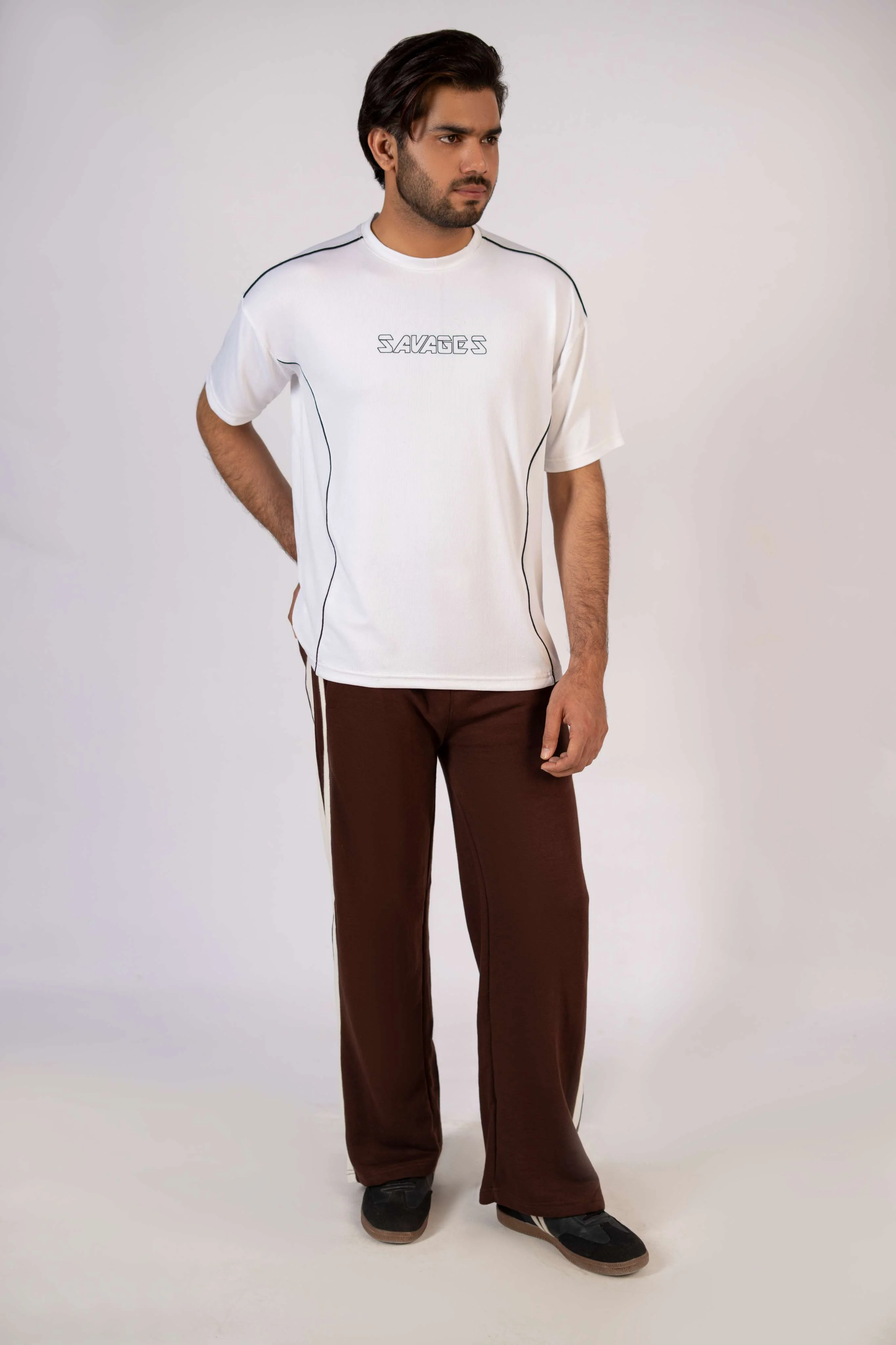 Savage Performance Mesh T-Shirt – White T1 - Image 4