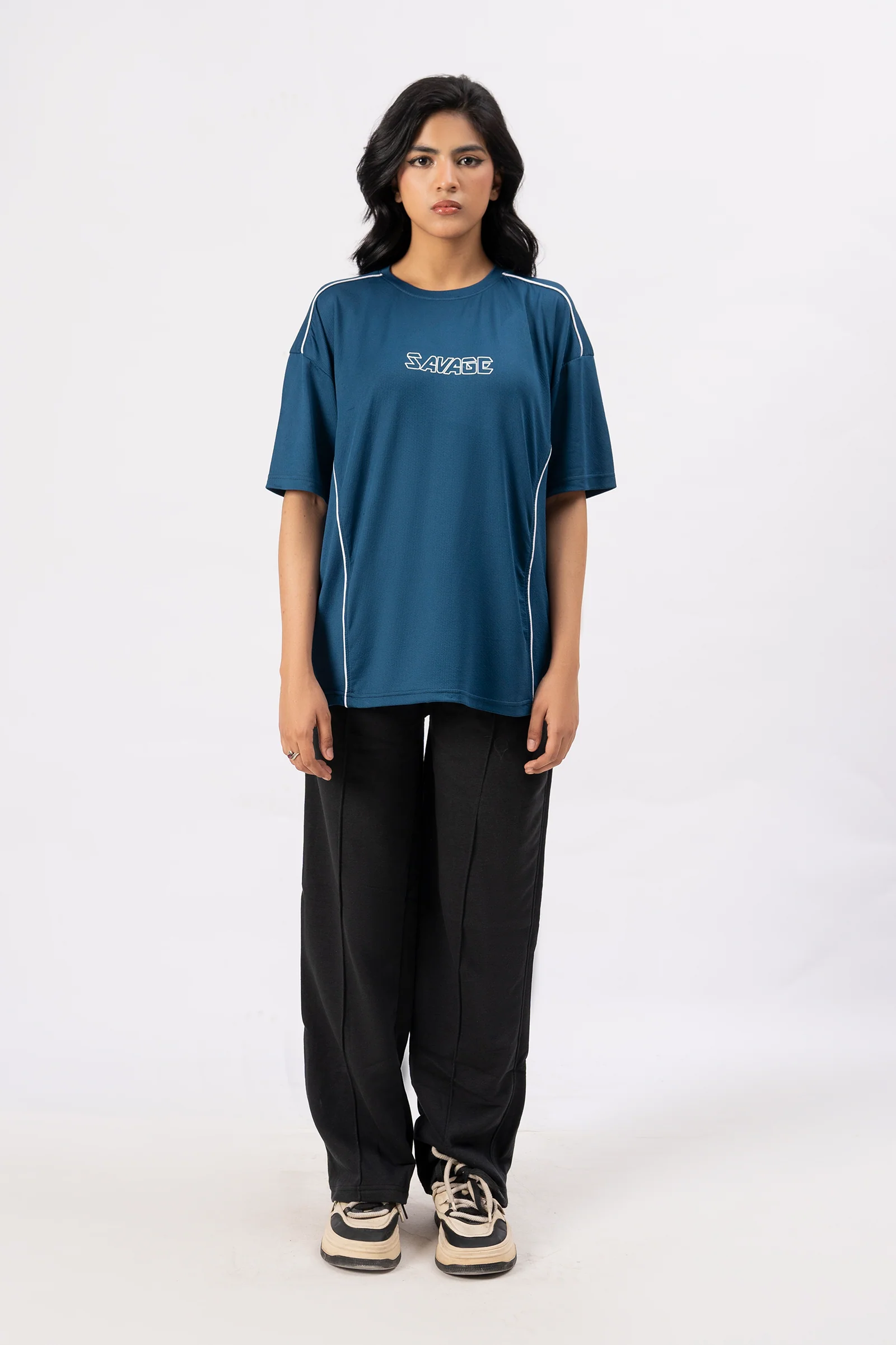 Savage Performance Tee – Deep Teal S10 - Image 6