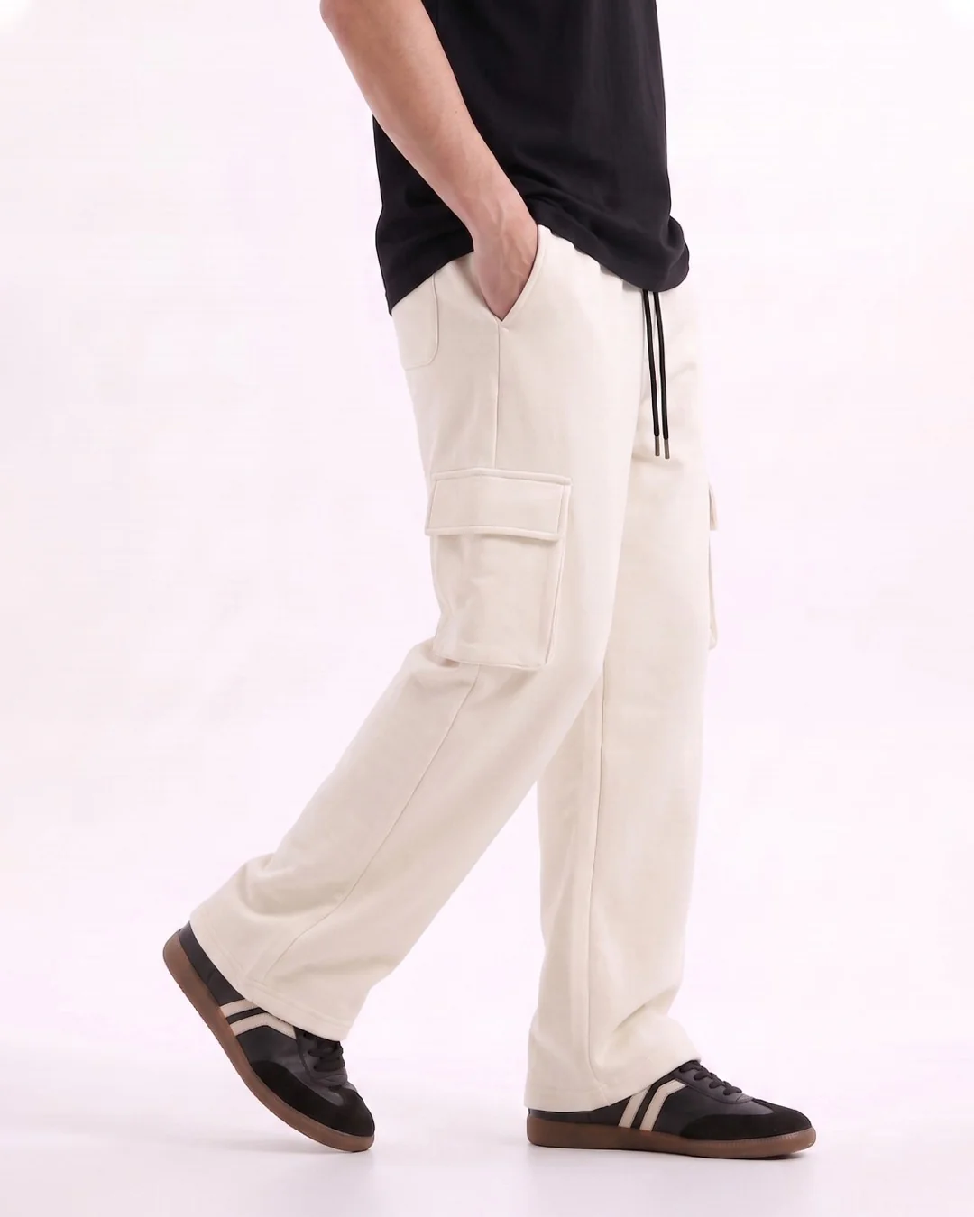 Off White Cargo Trouser – D15 - Image 2