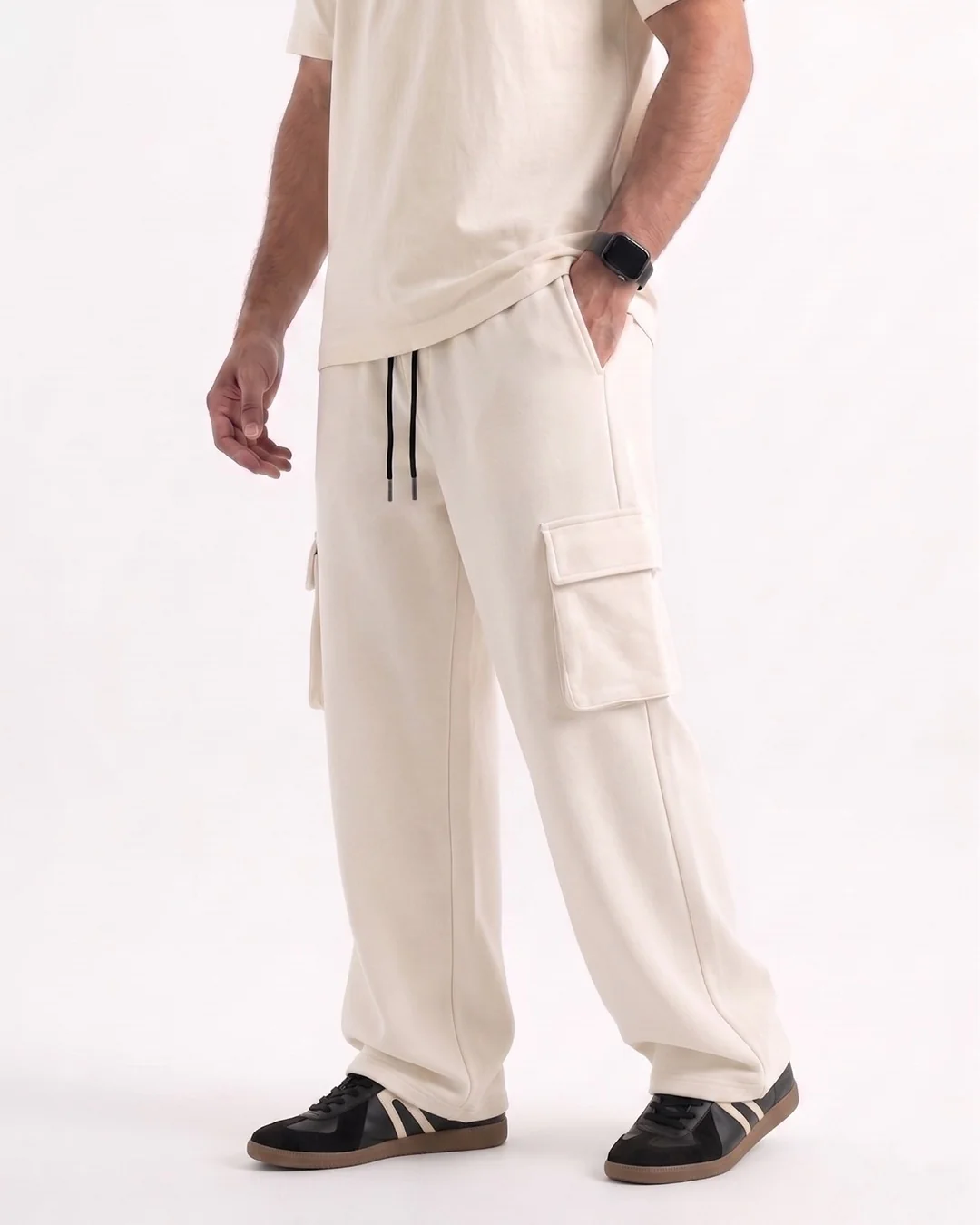 Off White Cargo Trouser – D15 - Image 5